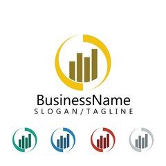 finance vector logo icon