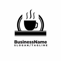 Coffee Cafe logo icon vector
