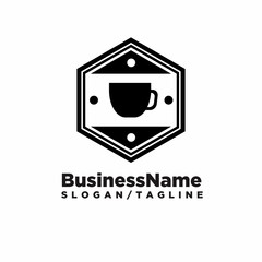 Coffee Cafe logo icon vector