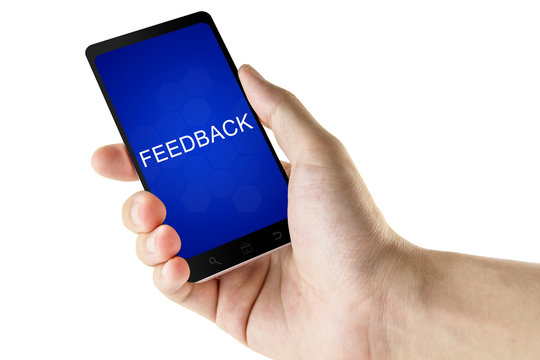 feedback word on digital smart phone