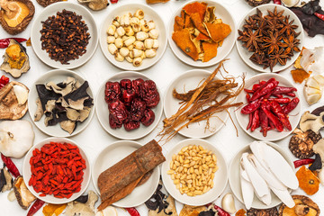 薬膳　漢方　健康食 medicinal herbs Chinese medicinal © norikko