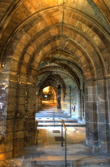 Fototapeta na wymiar Glasgow cathedral aka High Kirk of Glasgow or St Kentigern or St Mungo..