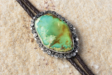 Turquoise Bolo Tie.