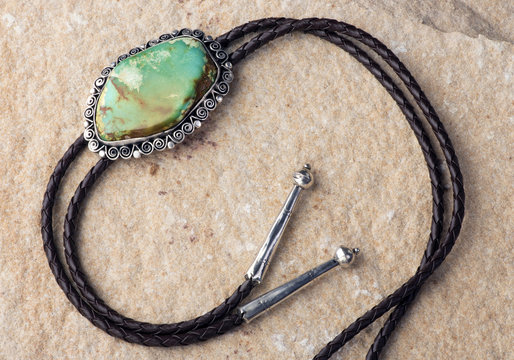 Turquoise Bolo Tie.