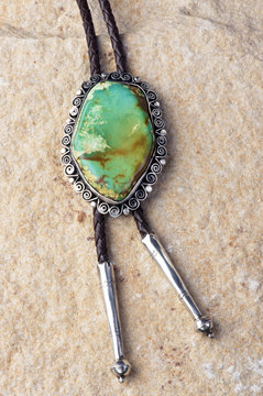 Turquoise Bolo Tie.