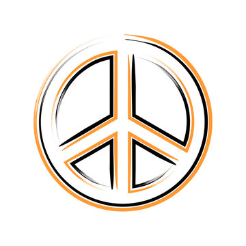 Peace Symbol Sketch