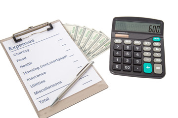 List of common expenses