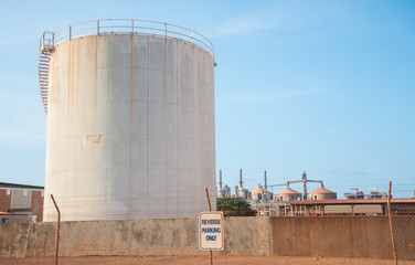 Aluminum refinery in Gove the remote area of the Northern territory, Australia