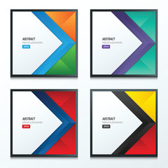 background overlap dimension modern set 4 style color