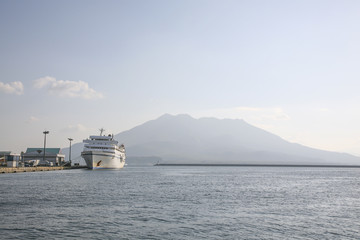 Fototapeta na wymiar Sakurajima island