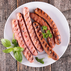 grilled sausage