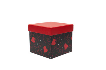 Gift box with Christmas ornament