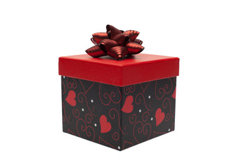 Gift box with Christmas ornament
