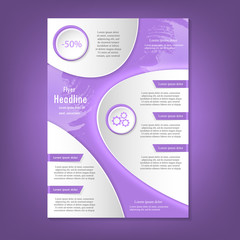 Flyer template design