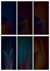 Background set with dark colors