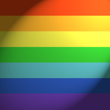 Gay flag or LGBT flag. Gay culture symbol