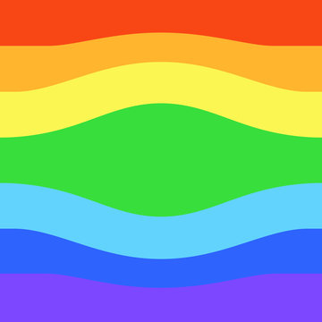 Gay flag or LGBT flag. Gay culture symbol