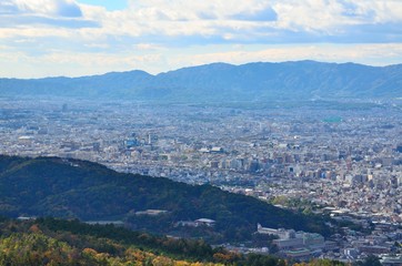 京都　大文字山からの景色