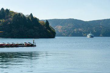 Boat dock on Lake Hakone