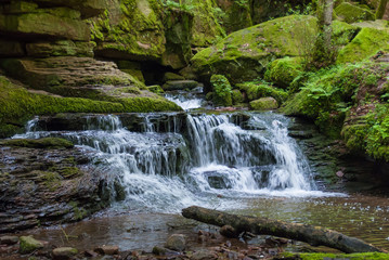 kleiner Wasserfall im Schwarzwald