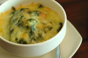 Spinach with Cheese,