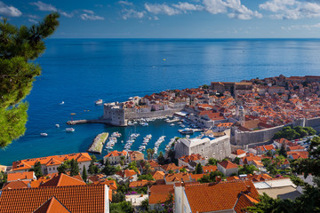 Naklejka premium Dubrovnik in Croatia
