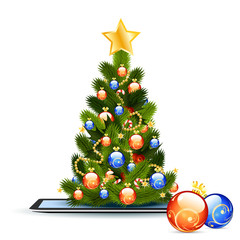 Christmas Tree on Tablet PC