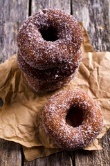 Traditional fried donut