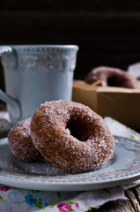 Traditional fried donut