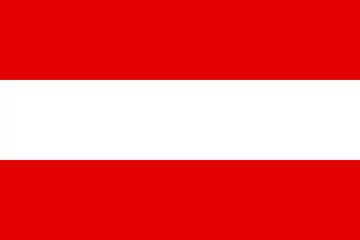 Fotobehang Flag of Austria © 12ee12