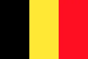 Fotobehang Flag of Belgium © 12ee12