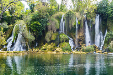 Kravica waterfall in Bosnia and Herzegovina