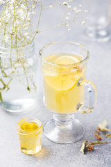 Mulled White Wine Spicy hot tea