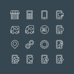 e-commerce icon set