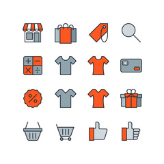 e-commerce icon set