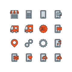e-commerce icon set