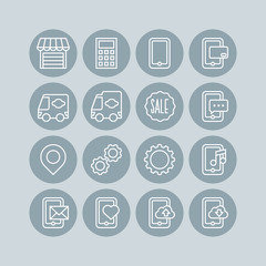 e-commerce icon set