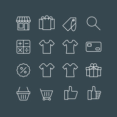 e-commerce icon set