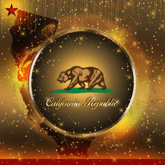 Naklejka premium California Admission Day