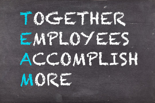 Team, together, employees, accomplish, more, business motivation