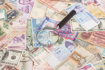 collection of paper money