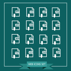 Files Format Icon Set