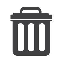 Trash can icon symbol Illustration