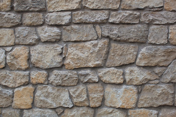 Stone wall background or texture