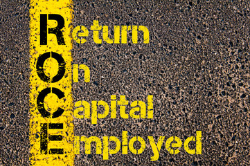 Accounting Business Acronym ROCE Return On Capital Employed