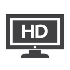 HD tv icon design Illustration