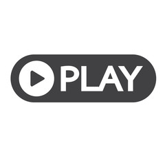 play button icon design Illustration