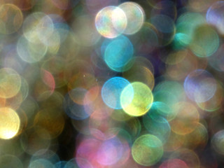 abstract background blurry shiny green and blue