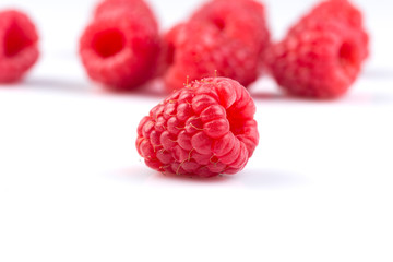 raspberry isolated on white background