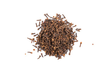 Cloves isolated on white background